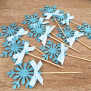 Frozen Cupcake Topper - Blue