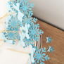 Frozen Cupcake Topper - Blue