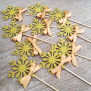 Frozen Cupcake Topper - Gold