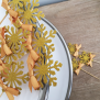 Frozen Cupcake Topper - Gold