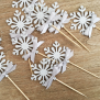 Frozen Cupcake Topper - Silver