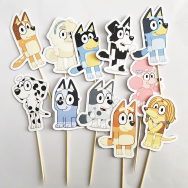 Bluey Cupcake Topper