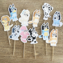 Bluey Cupcake Topper
