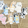 Bluey Cupcake Topper