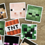 Minecraft Game Cupcake Topper
