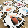 Alice In Wonderland Cupcake Topper