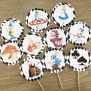 Alice In Wonderland Cupcake Topper