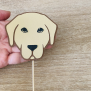 Labrador Cupcake Topper
