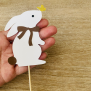 Butterfly Bunny Cupcake Topper