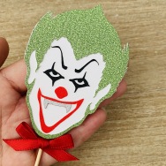 Scary Clown Cupcake Topper