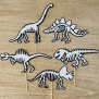 Dinosaur Skeleton Cupcake Topper