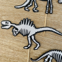 Dinosaur Skeleton Cupcake Topper