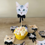 Cat Cupcake Topper
