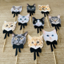 Cat Cupcake Topper