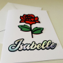 Rose Name Card