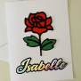Rose Name Card
