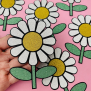 White Daisy Flower Confetti