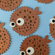Pufferfish Blowfish Confetti