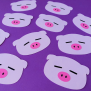 Piggy Face Confetti