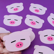 Piggy Face Confetti