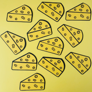 Cheese Block Confetti