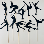 Ice Skate Cupcake Topper