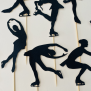 Ice Skate Cupcake Topper