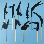 Diving Cupcake Topper