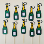 Champagne Cupcake Topper