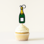 Champagne Cupcake Topper