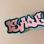 Grafitti Style Name Sticker