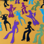 Retro Disco Colorful Confetti