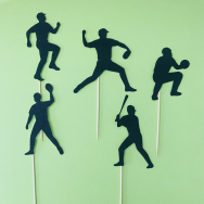 Baseball Cupcake Topper