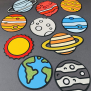 Space Planet Confetti