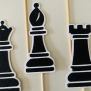 Chess Cupcake Topper