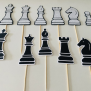 Chess Cupcake Topper