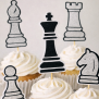 Chess Cupcake Topper