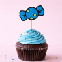 Candy Cupcake Topper