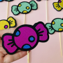 Candy Cupcake Topper