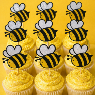 Bee Cupcake Topper