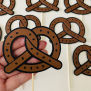 Pretzel Cupcake Topper