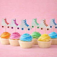 Roller Skate Cupcake Topper