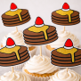 Pancake Cupcake Topper