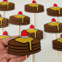 Pancake Cupcake Topper