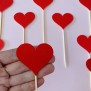 Heart Cupcake Topper