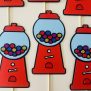 Gumball Machine Cupcake Topper