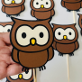 Owl Cupcake Topper