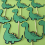 Dinosaur Cupcake Topper