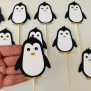 Penguin Cupcake Topper