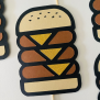 Hamburger Cupcake Topper